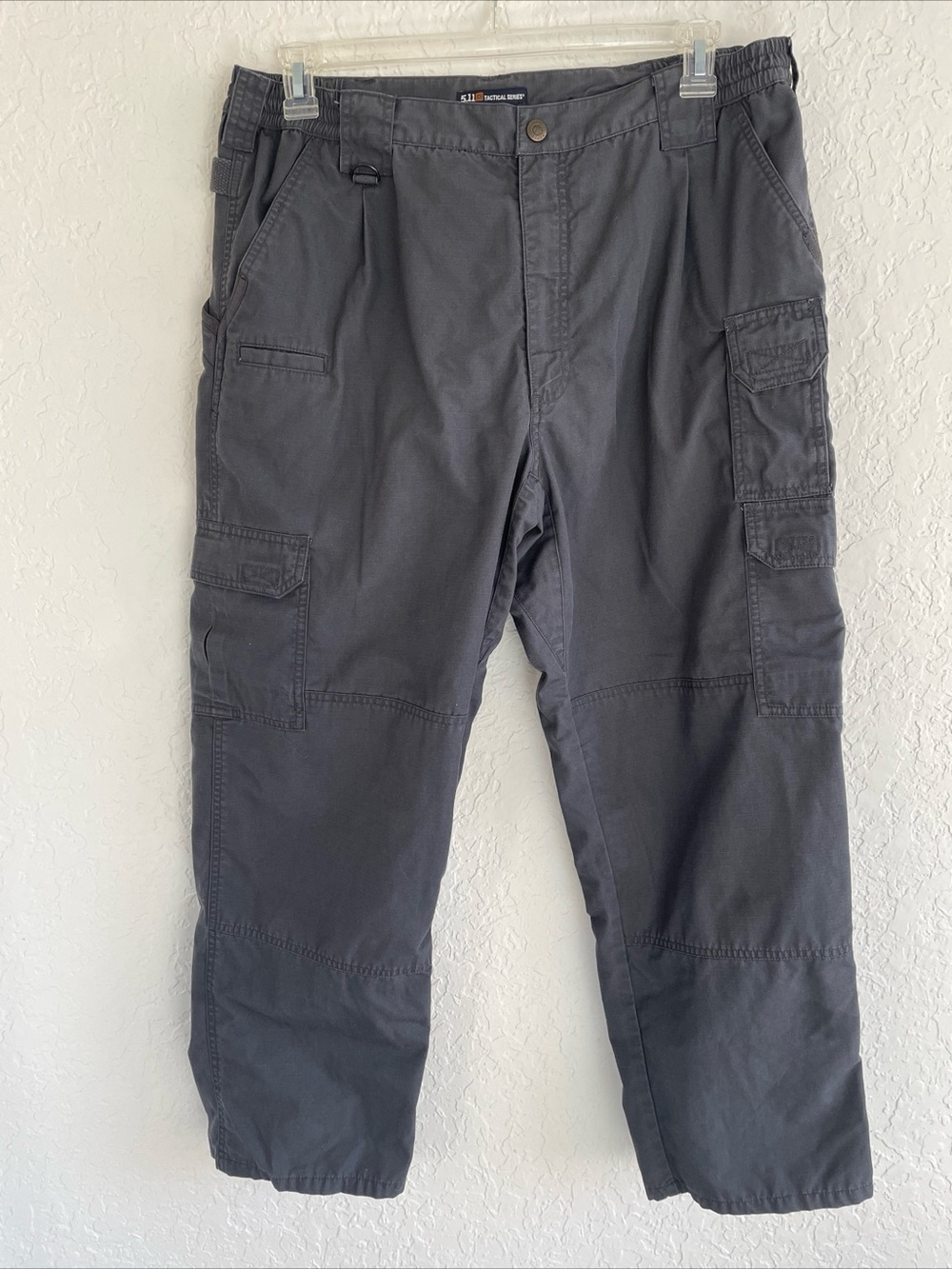 5.11 Tactical cargo pants utility pockets outdoors elastic dark gray 38 30